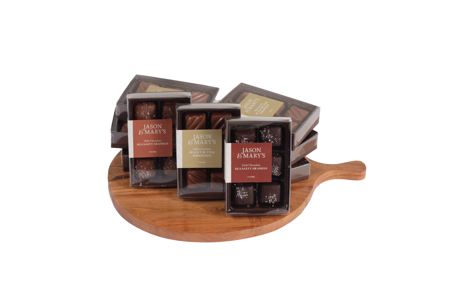 Milk Chocolate Sea Salt Caramels Gift Box