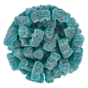 Sour Blue Raspberry Gummy Bears