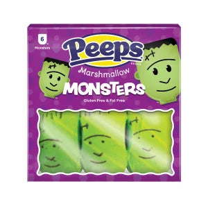 Peeps Marshmallow Monsters, 6pc Tray