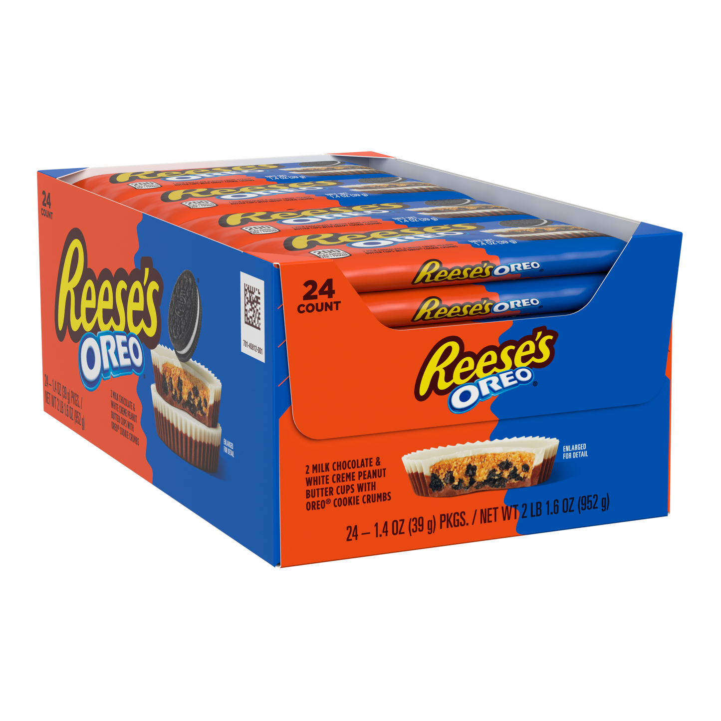 Reese's OREO Chocolate White Creme Peanut Butter Cups 1.4 oz