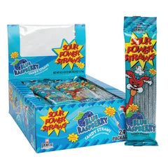 Sour Straws Blue Raspberry