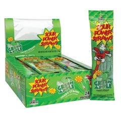 Sour Straws Green Apple