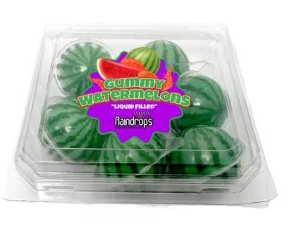 Raindrops Gummy Liquid Filled Watermelons