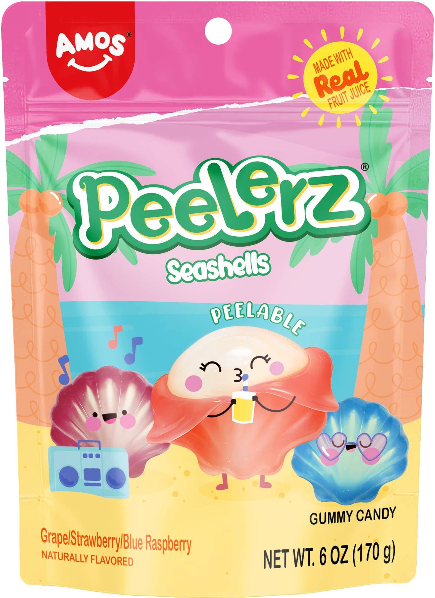 Amos Peelerz Gummy Shells, 6oz