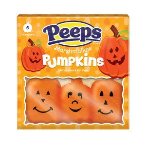 Peeps Marshmallow Pumpkins, 6pc Tray