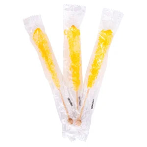 Lemon Rock Candy, Pack of 3