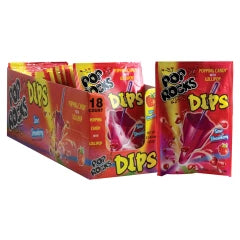 Pop Rocks Dips Sour Strawberry
