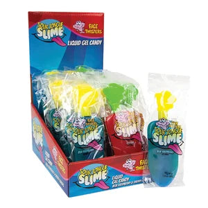 Face Twisters Sour Blue Raspberry & Cherry Tongue Slime