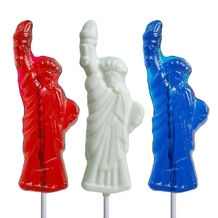 USA 250 - Patriotic Statue of Liberty Candy Lollipops