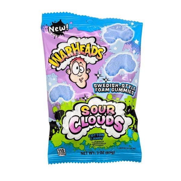 Warheads Sour Clouds Cotton Candy 3oz