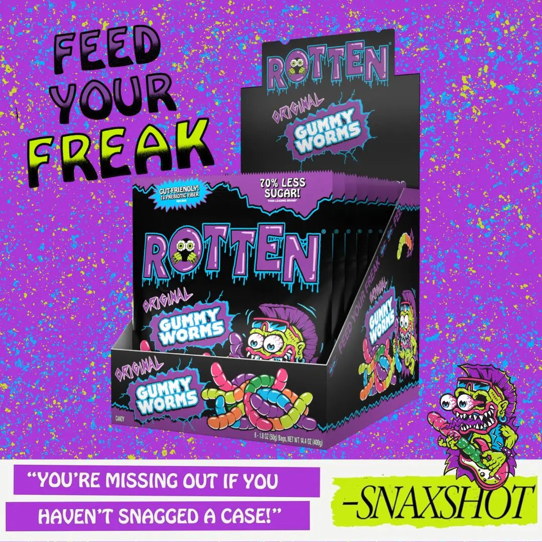 Rotten Sour Gummy Wormz