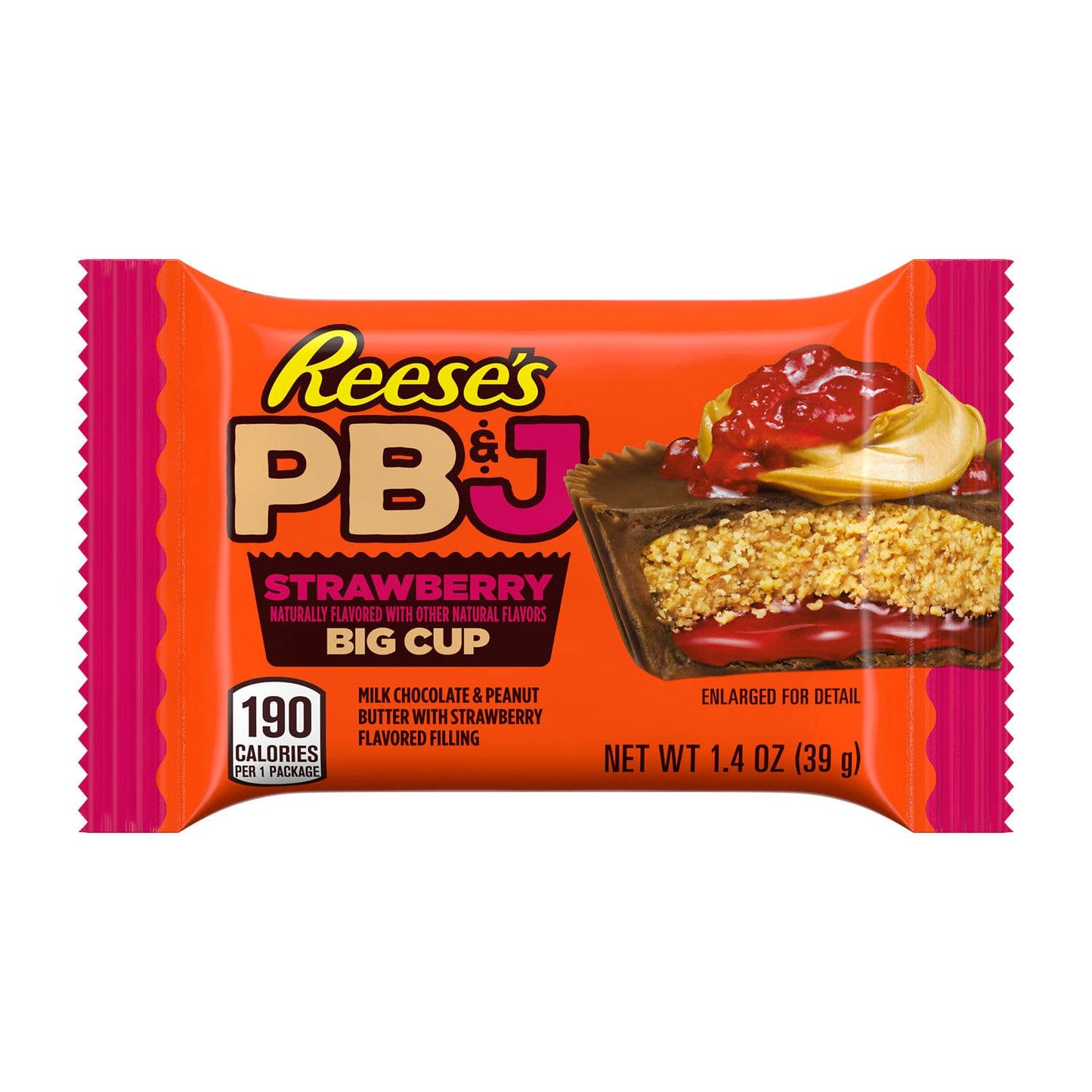 Reeses PB&J Big Cup Strawberry Tray