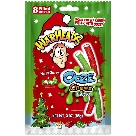 Warheads Ooze Chewz Merry Cherry & Jolly Apple