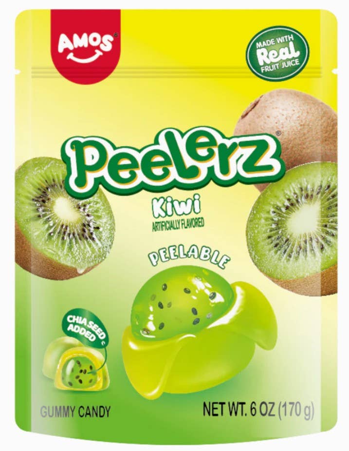 Gummy Peelerz Kiwi 6oz Bag
