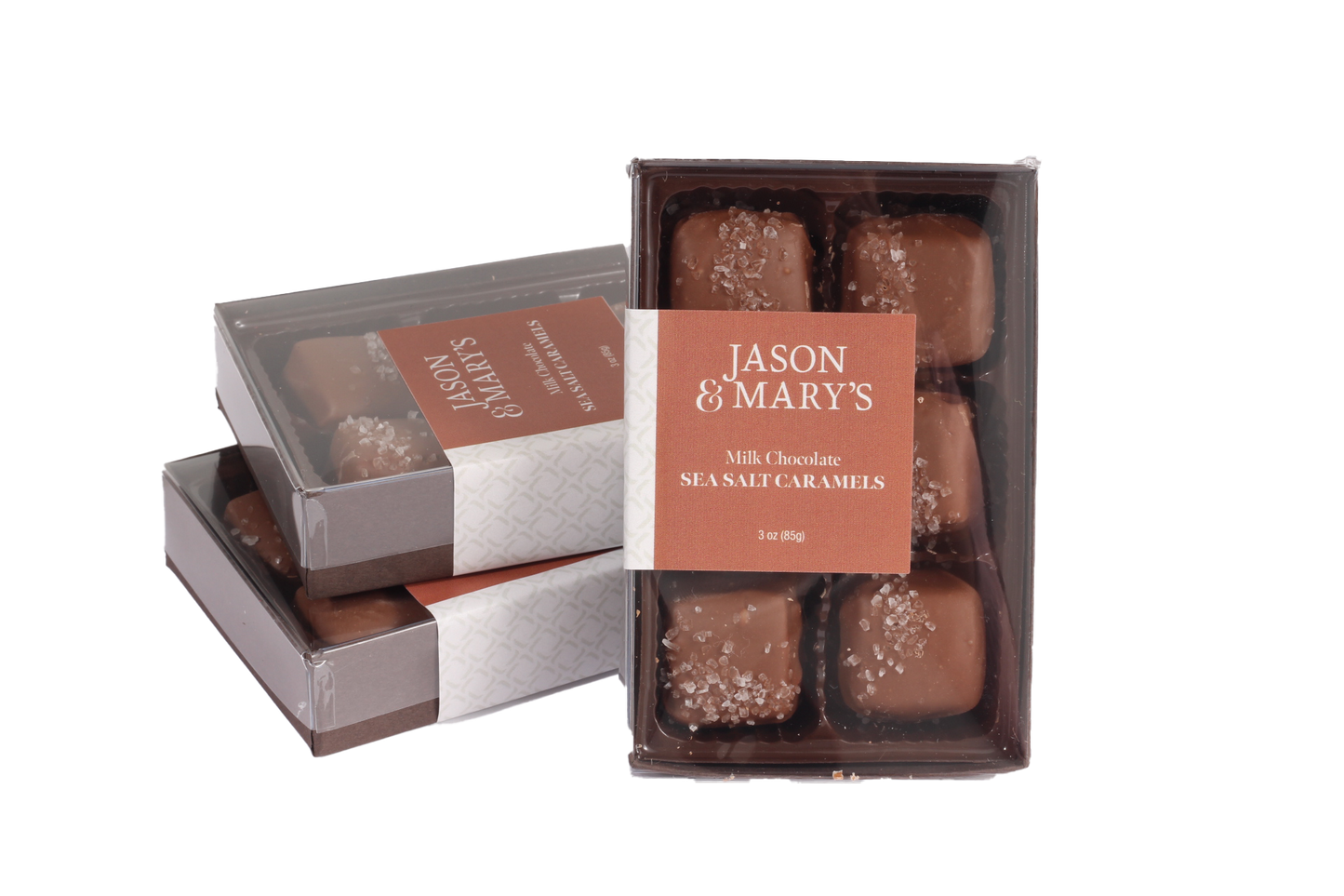 Milk Chocolate Sea Salt Caramels Gift Box