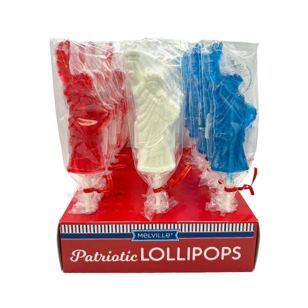 USA 250 - Patriotic Statue of Liberty Candy Lollipops