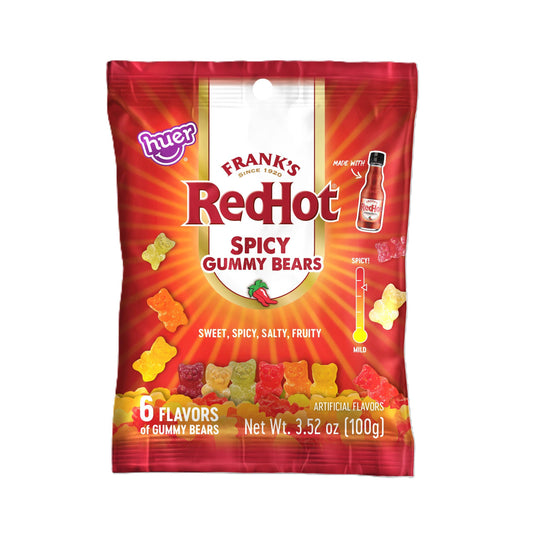 Frank's RedHot Spicy Gummy Bears, 3.52oz