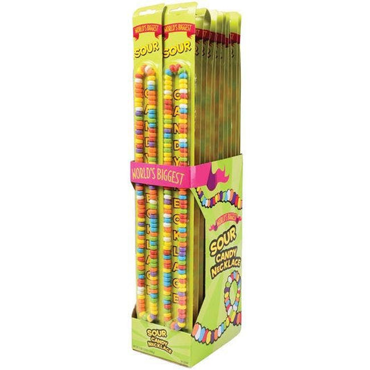 Worlds Biggest Sour Candy Necklace