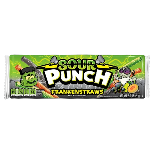 Sour Punch Frankenstraws
